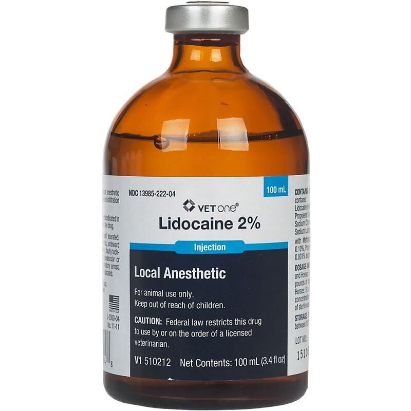 Dog Lidocaine 2 Injectable (Formerly Lidoject Injection) for Sale