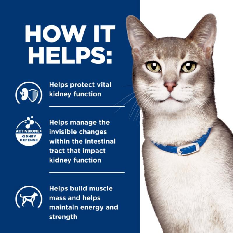 Hill's Prescription Diet k/d Kidney Care + Mobility Chicken & Vegetable Stew Wet Cat Food, 24 x 2.9 oz cans