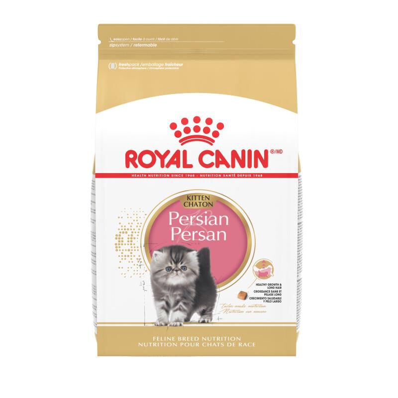 Royal Canin Feline Breed Nutrition Persian Kitten Dry Cat Food, 3 lb bag