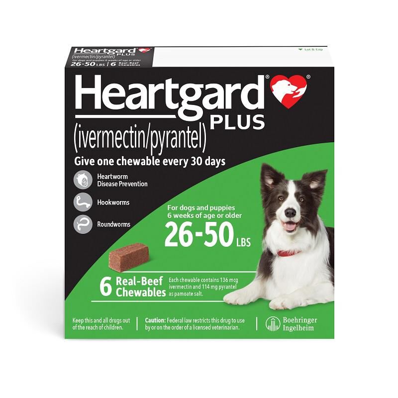 Heartgard Plus Chewables for Dogs Protects from Heartworm
