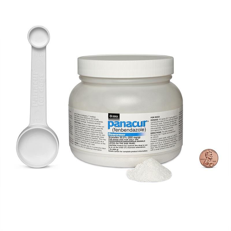 Buy Panacur 22.2 Granules dewormer 1 Lb for dogs and puppies
