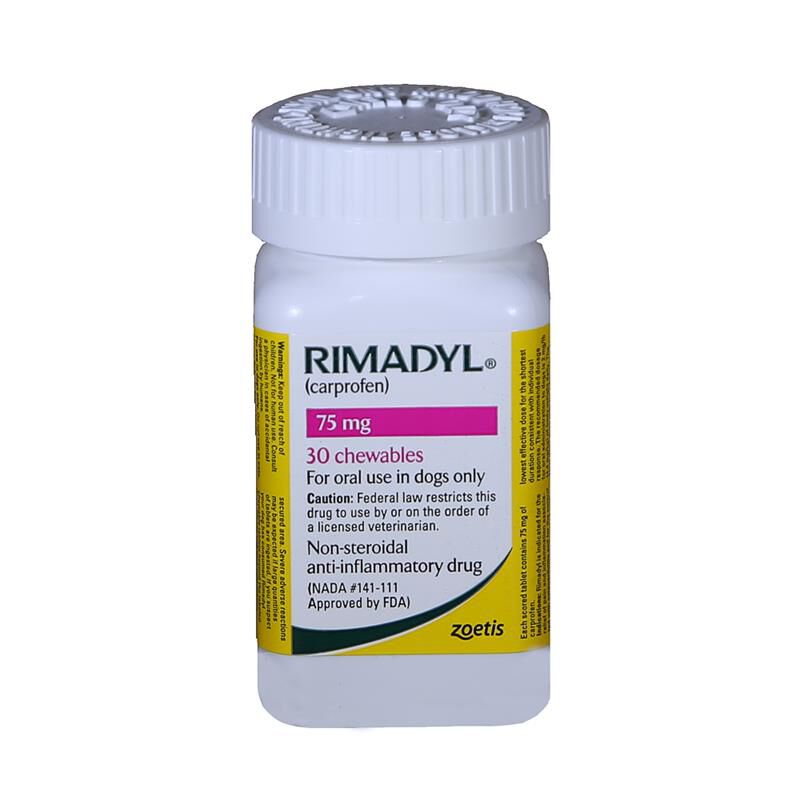 Rimadyl Chewables For Dogs 25 mg, 75 mg, 100 mg Allivet