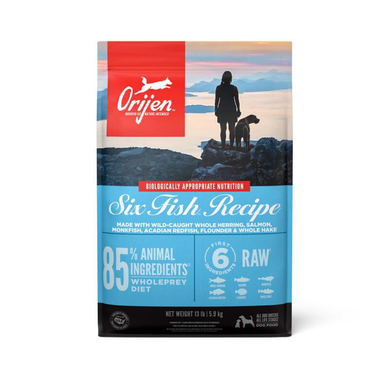 Orijen Six Fish Dry Dog Food, 13 lbs