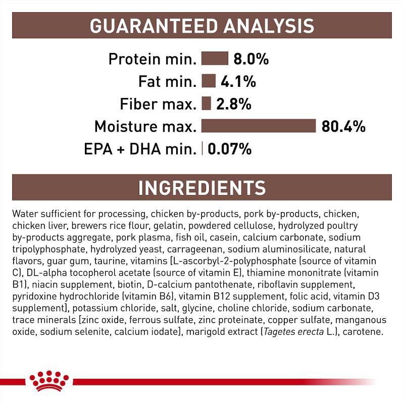 Royal Canin Veterinary Diet Gastrointestinal Puppy Ultra Soft Mousse in Sauce Canned Food, 24 x 5.1 oz cans