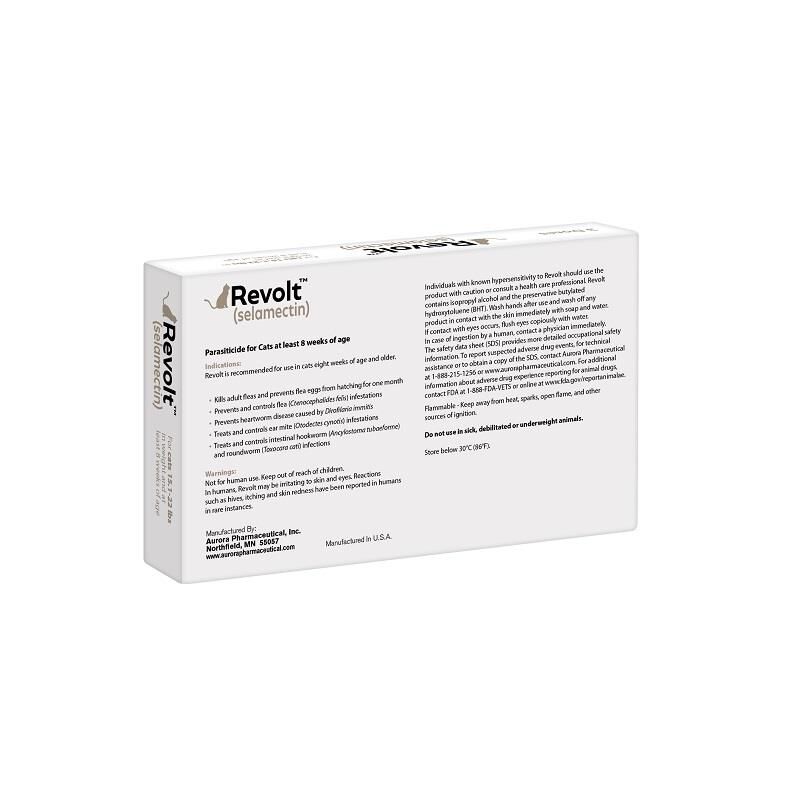 Revolt (selamectin) Topical for Cats 15.1 - 22 lbs, 3 Month Supply