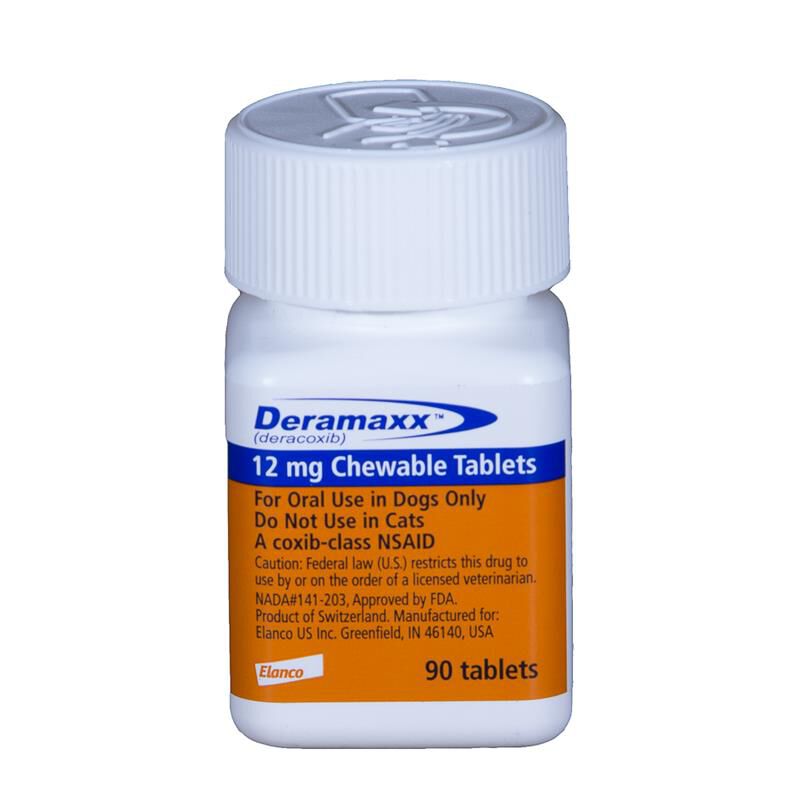 Deramaxx Chewable Tablets for Dogs 12 mg, 90 Ct.