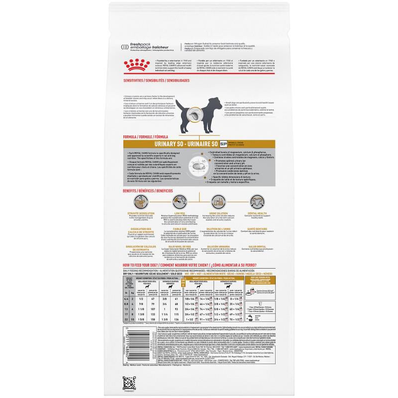 Royal Canin Veterinary Diet Adult Urinary SO Small Dog Dry Food, 8.8 lb bag