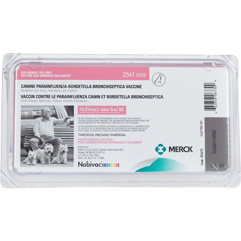 Nobivac Intra-Trac KC - Intranasal 25 ds Tray