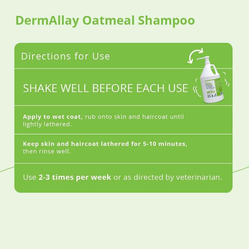 DermAllay Oatmeal Shampoo, Gallon