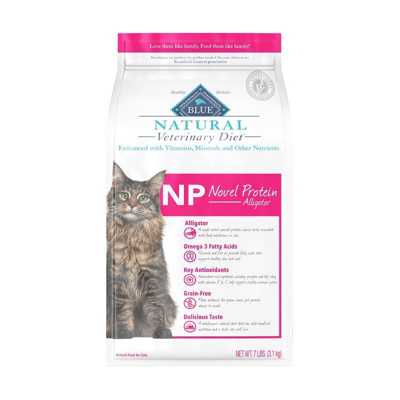 Blue Buffalo Natural Veterinary Diet NP Novel Protein Alligator Cat Food