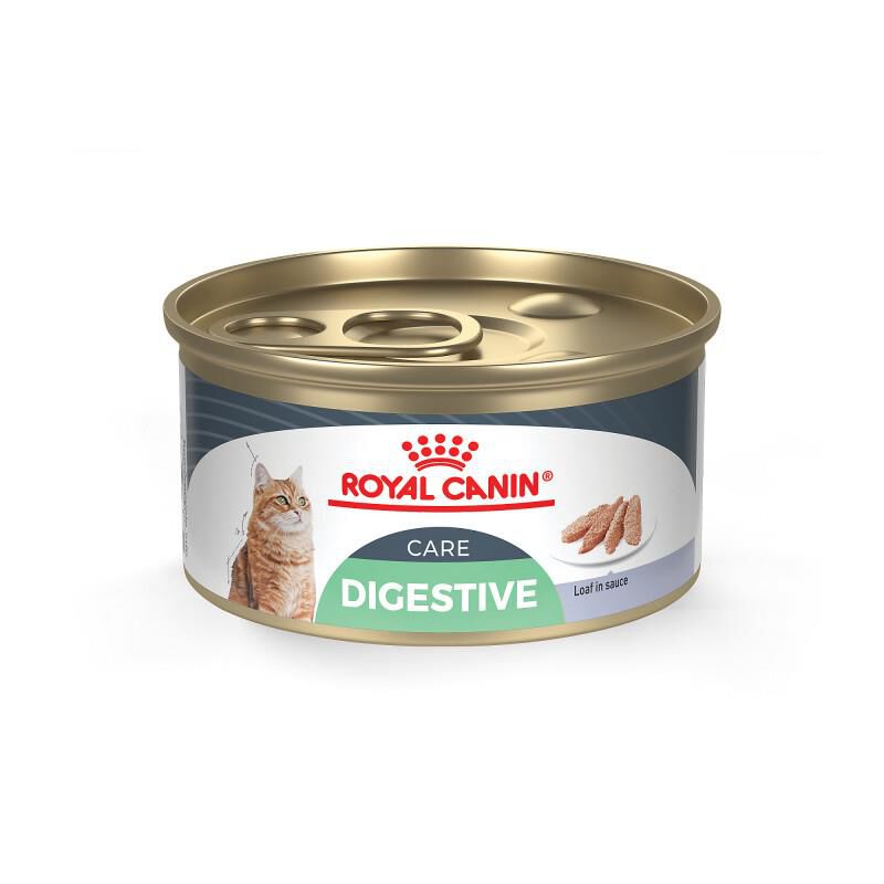 Royal Canin Feline Care Nutrition Adult Digestive Care Loaf in Sauce Canned Cat Food, Case of 24