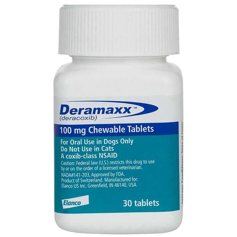 Deramaxx Chewable Tablets for Dogs 100 mg, 30 Ct.