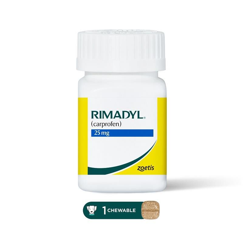Rimadyl Chewables For Dogs 25 mg, 75 mg, 100 mg Allivet