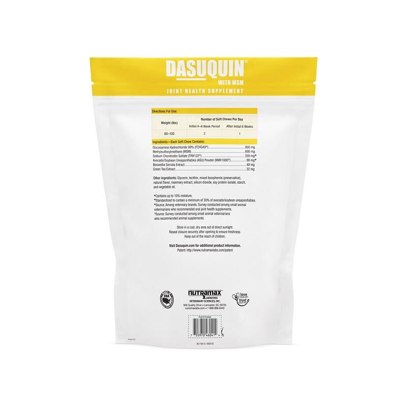 Dasuquin Soft Chews with MSM  Large Dogs over 60 lbs 150 Ct.