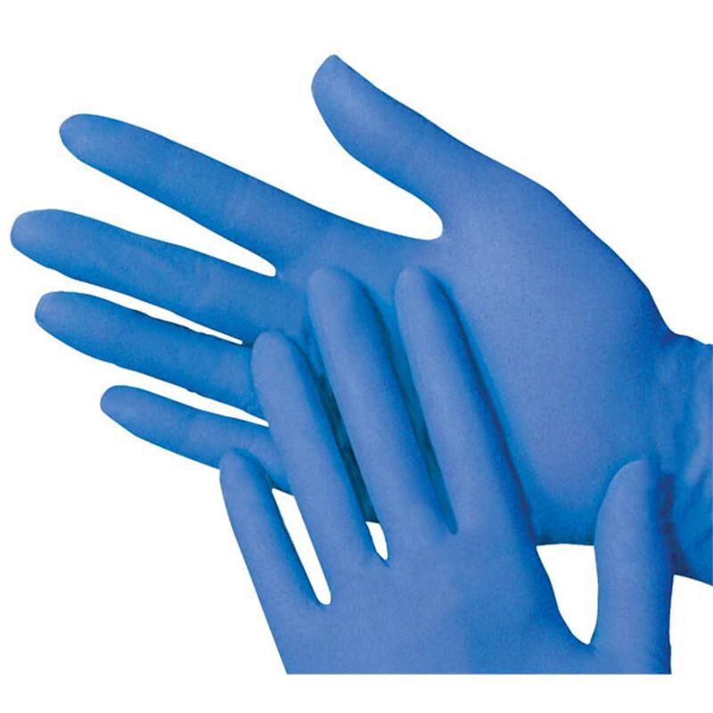 Blue Nitrile Gloves, Box of 100