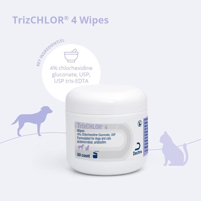 TrizCHLOR 4 Wipes 50 ct.