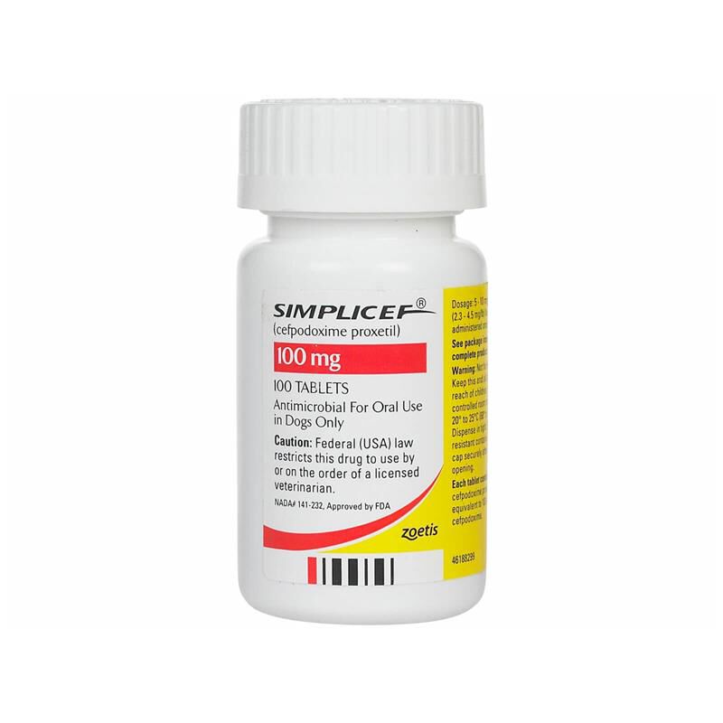 Simplicef 100 mg Tablet