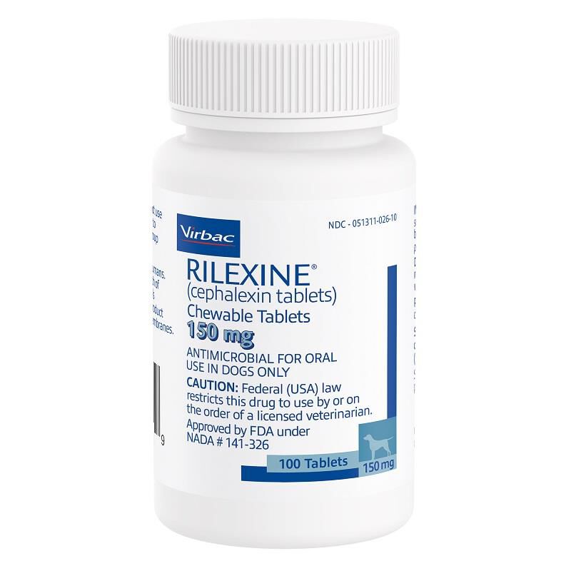 Rilexine (cephalexin) 150 mg Chewable Tablet for Dogs