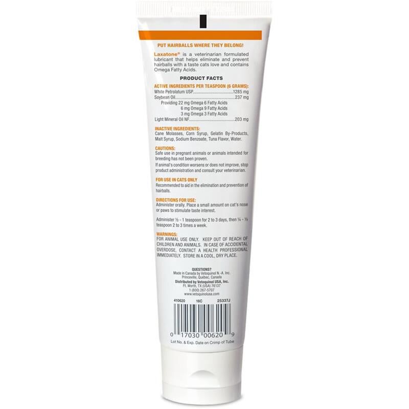 Vetoquinol Laxatone For Cats Buy Feline Laxatone Paste