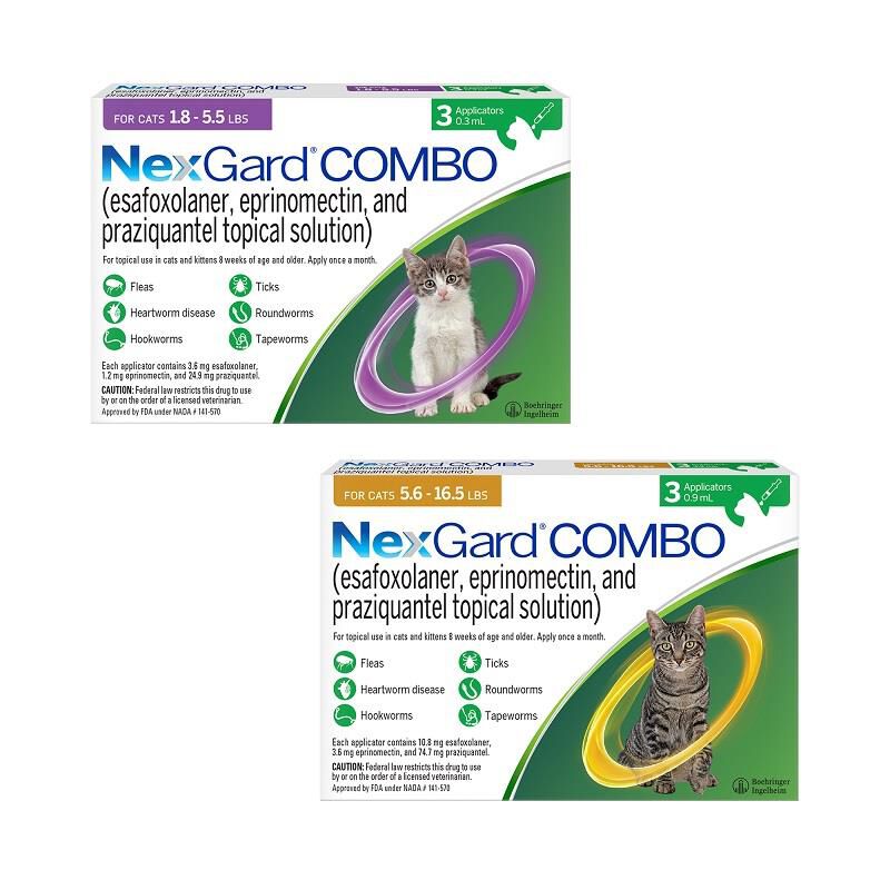 NexGard COMBO Topical for Cats and Kittens NexGard COMBO Topical for Cats and Kittens