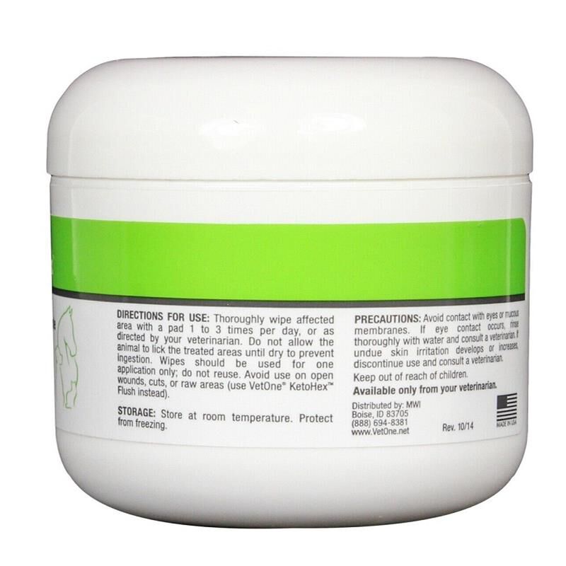 KetoHex Chlorhexidine Ketoconazole 2 x 2 Wipes 50 ct