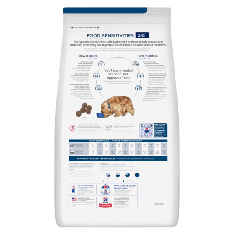 Hill's Prescription Diet z/d Skin/Food Sensitivities Dry Dog Food