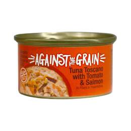 Against the Grain Farmers Market Grain Free Tuna Toscano With Salmon & Tomato Canned Cat Food, 2.8-oz  case of 24
