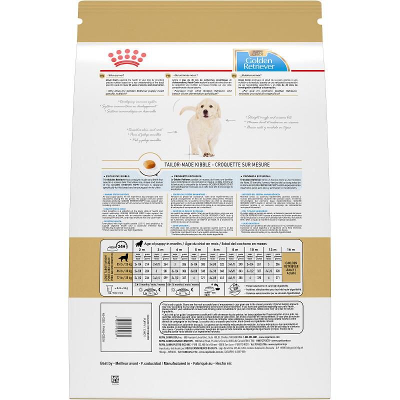 Royal Canin Breed Health Nutrition Golden Retriever Puppy Dry Food, 30 lb bag