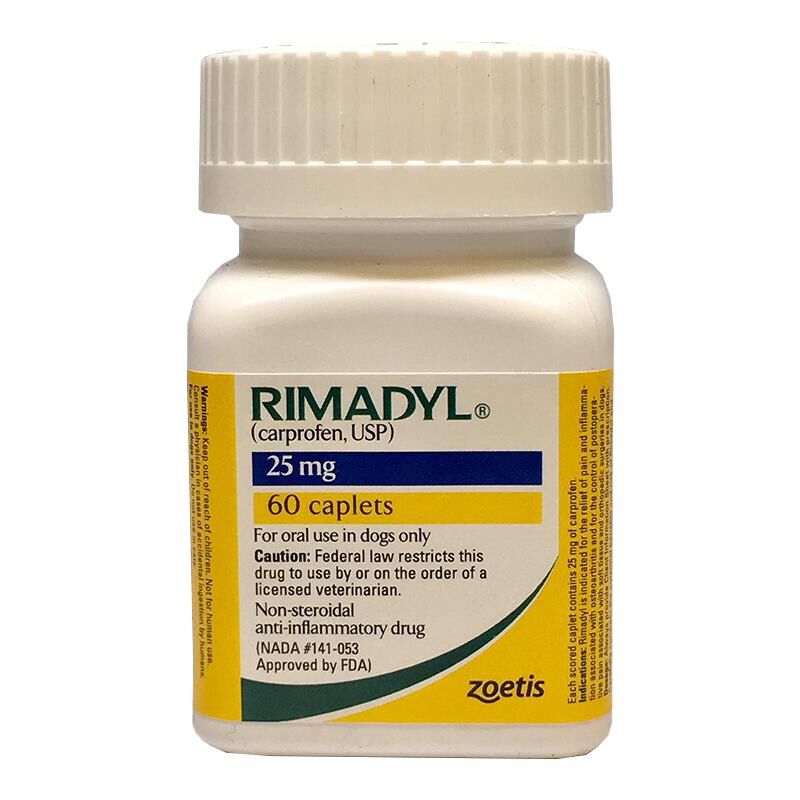 Rimadyl Caplets 25 mg 60 Ct.