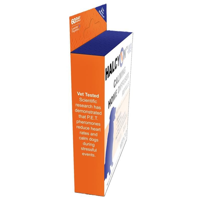 HALCYON-K9 Calming Home Diffuser Refills for Dogs, 2 pack