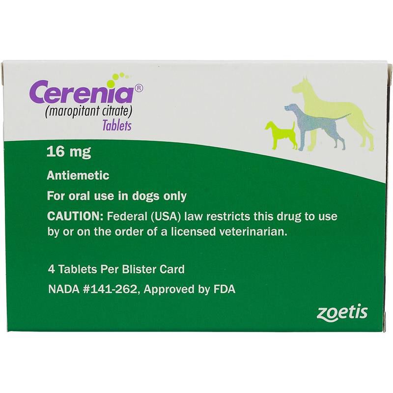 Cerenia Tablets for Dogs for Vomit prevention Allivet