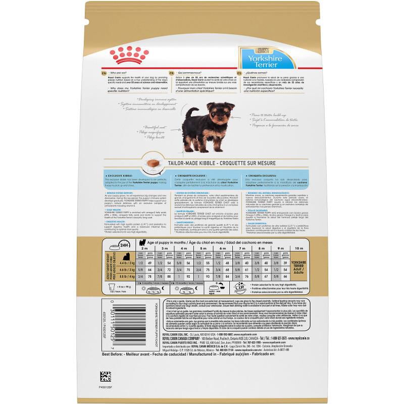 Royal Canin Breed Health Nutrition Yorkshire Terrier Puppy Dry Food, 2.5 lb bag