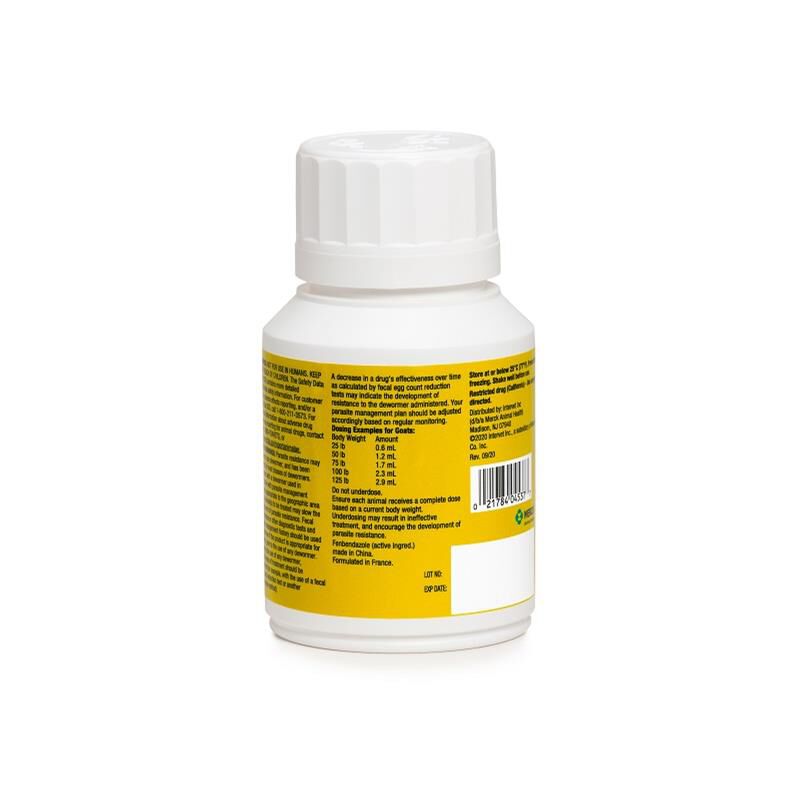 Safe Guard Dewormer For Goats & Livestock 125ml Allivet
