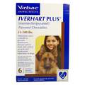 Iverhart Plus 51-100 lbs  6 Month Supply Brown
