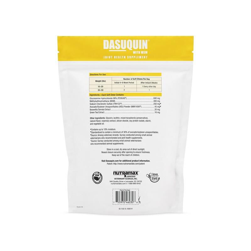Dasuquin Soft Chews with MSM Small & Med Dogs under 60 lbs 84 Ct.