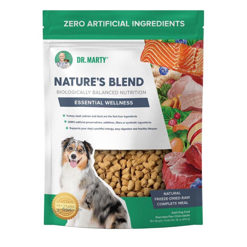 Dr. Marty Nature's Blend Essential Wellness Freeze-Dried Raw Adult Dog Food