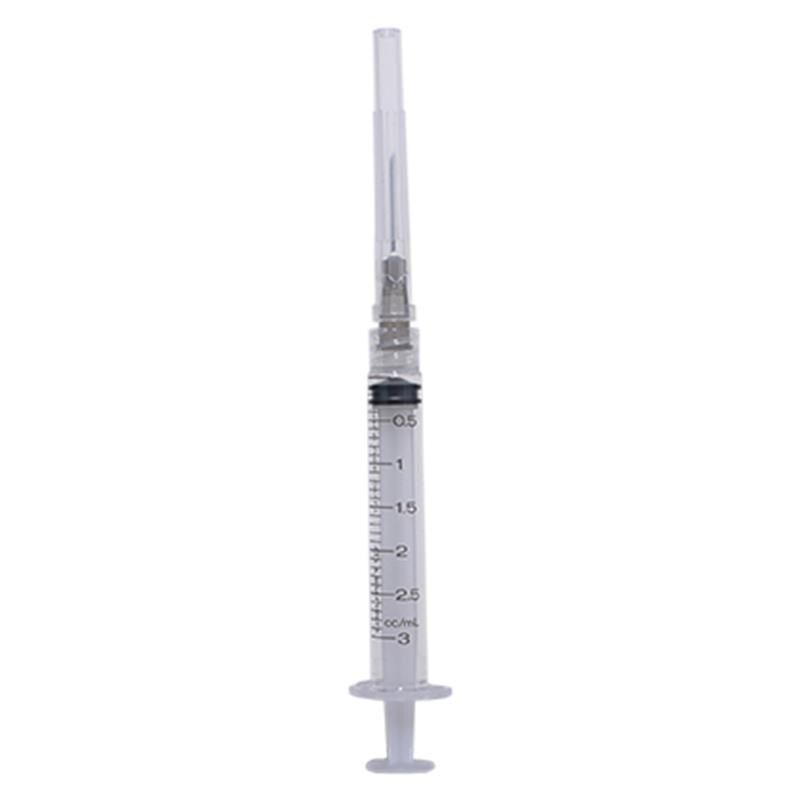 Disposable Syringe 3 ml 22g Needle 1 inch (Luer Lock)