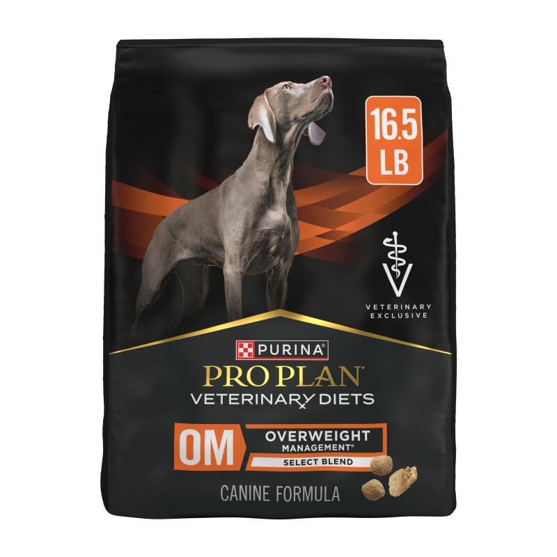 Purina Pro Plan Veterinary Diets OM Select Blend Overweight Management Formula Adult Dog Food, 16.5 lbs