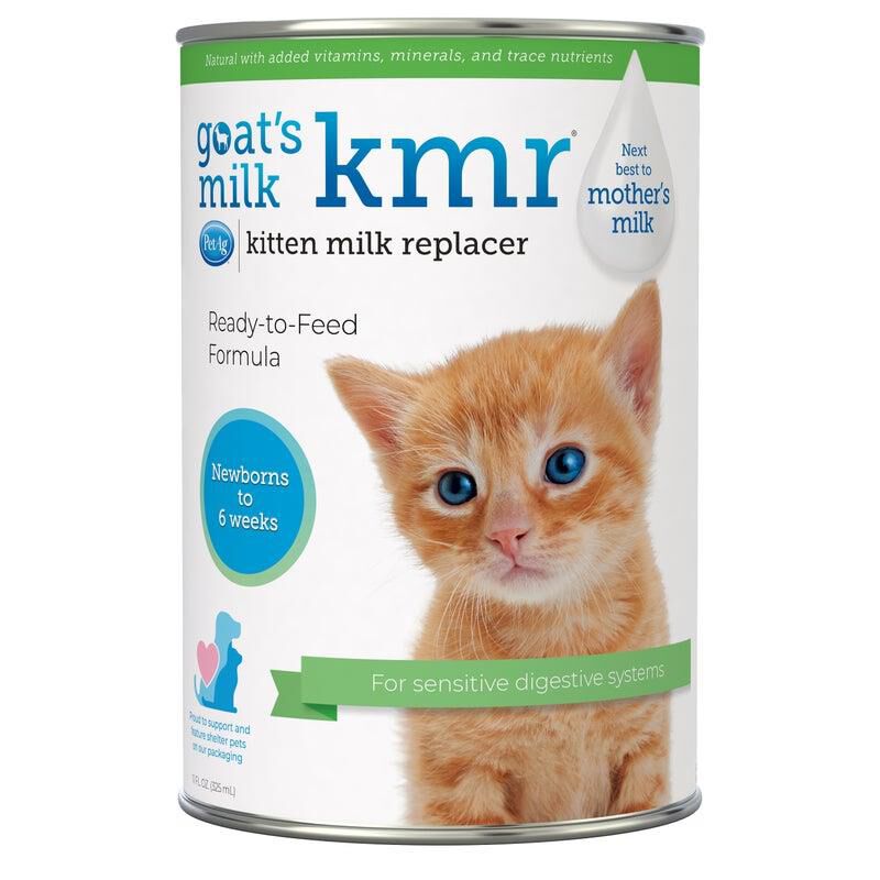 PetAg Goat's Milk KMR Kitten Milk Replacer Liquid, 11 fl oz - Main Image