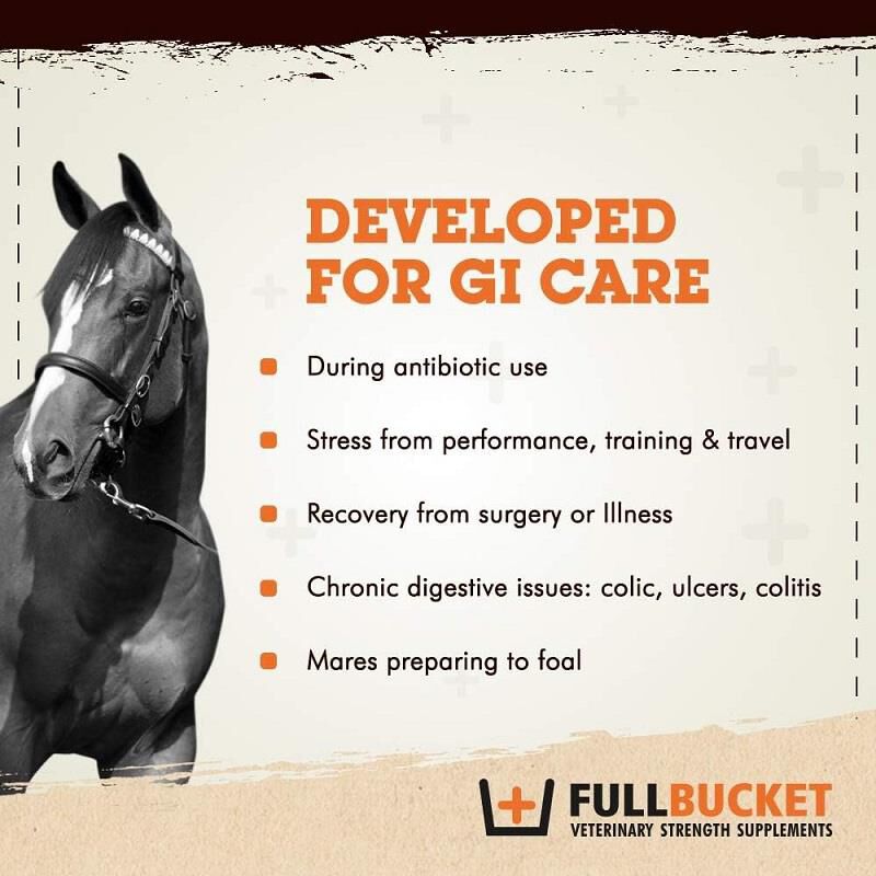 FullBucket Health Equine Probiotic Pellets, 30 servings