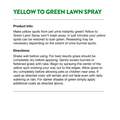 NaturVet Yellow To Green Lawn, 32 oz Spray