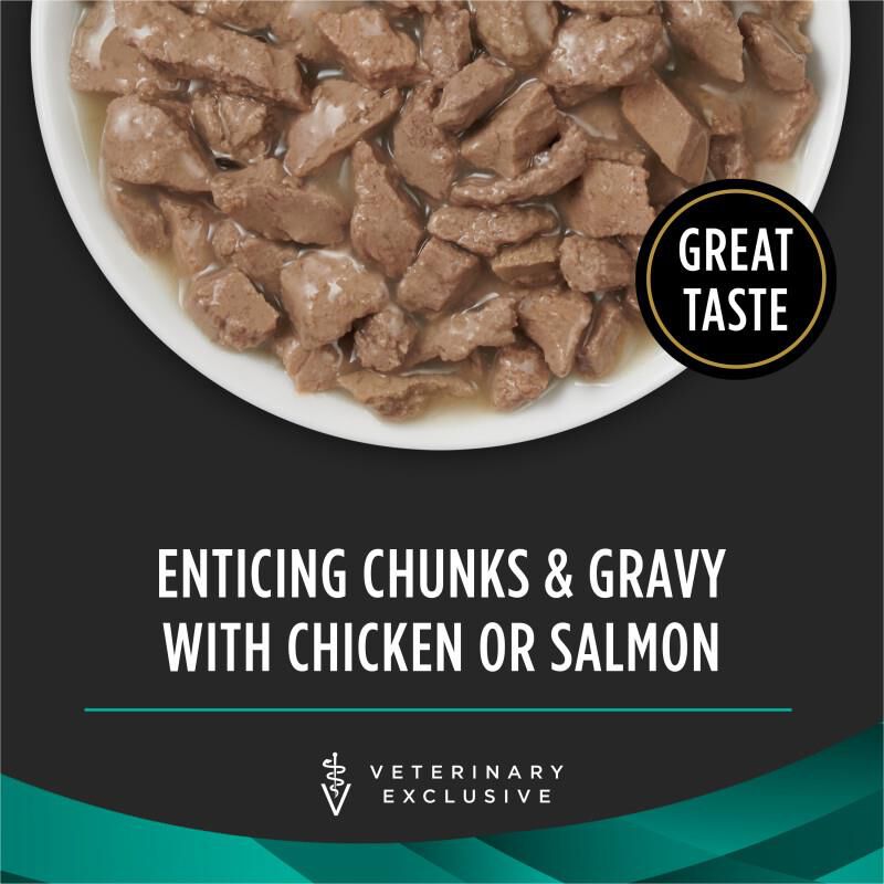 Purina Pro Plan Veterinary Diets EN Gastroenteric Savory Selects with Salmon and Chicken Variety Pack Wet Cat Food, 24 x 5.5 oz cans
