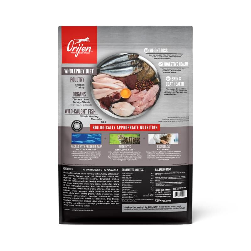 Orijen Fit & Trim Dry Cat Food, 12 lbs