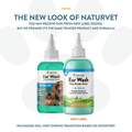 NaturVet Ear Wash w/Tea Tree Oil (Aloe & Baby Powder Scent) 8 oz