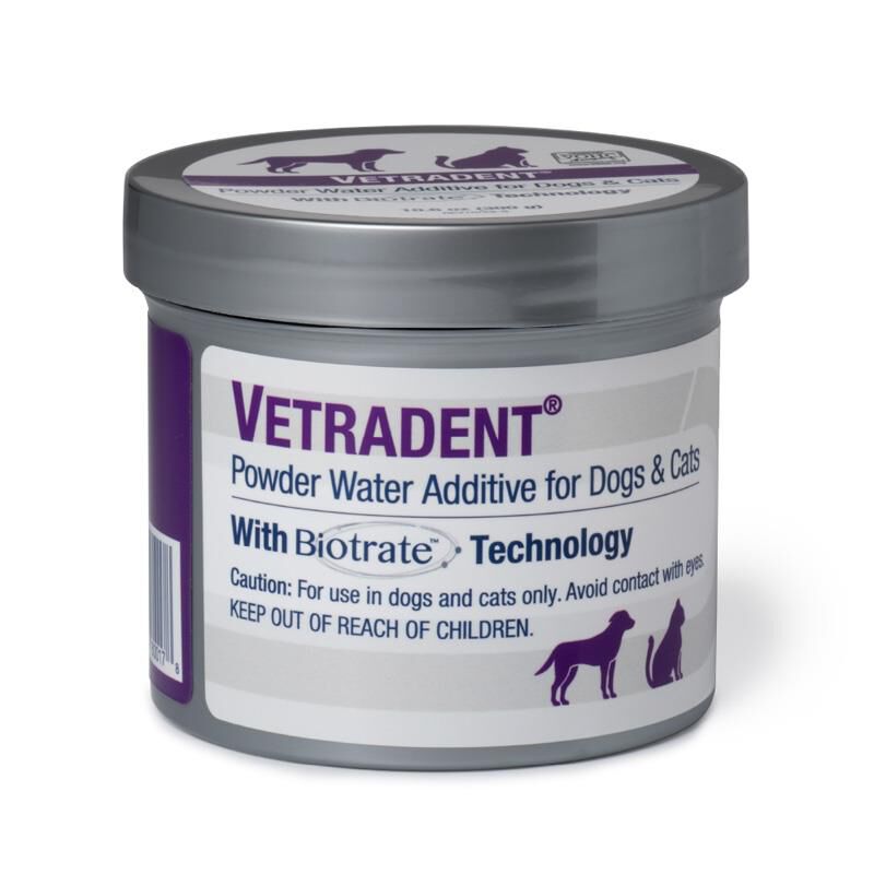 Vetradent Powder Water Additive for Dogs & Cats, 300 gm