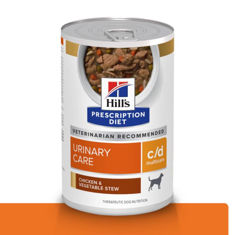 Hill's Prescription Diet c/d Multicare Urinary Care Chicken & Vegetable Stew Canned Dog Food, 12 x 12.5 oz cans