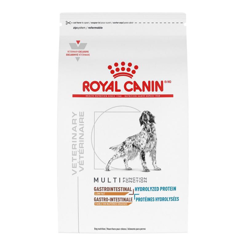 Royal Canin Veterinary Diet Adult Multifunction Gastrointestinal Low Fat + Hydrolyzed Protein Dry Dog Food, 3.3 lb bag
