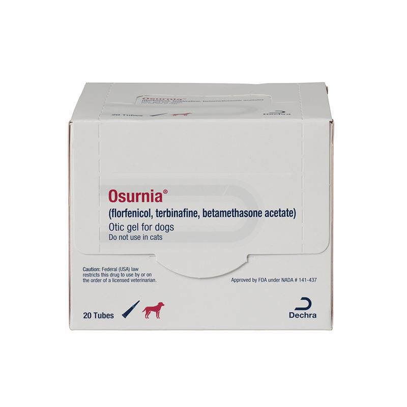 Osurnia Otic Gel for Dogs, 1 ml Tubes, 20 Ct Box