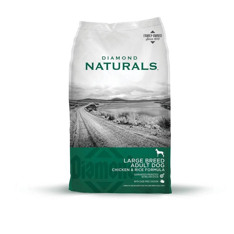 Diamond Naturals Large Breed Chicken & Rice Formula Adult Dry Dog Food, 40 lbs