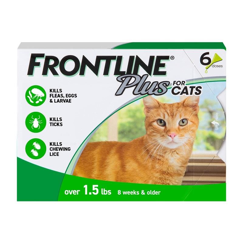 Frontline Plus for Cats 6 Month Supply